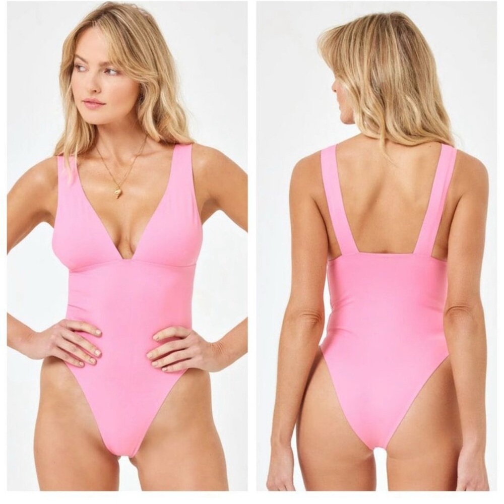 L*Space Pink Women's One Piece Swimsuit